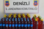 Bekilli’de 174 litre kaçak şarap ele geçirildi