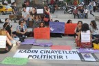 Kadın cinayetlerine sessiz protesto