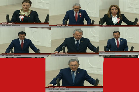 DENİZLİ MİLLETVEKİLLERİ YEMİN ETTİ