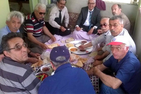 Vatan adayları vatandaş sofrasında