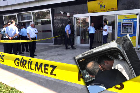 TIRAŞ KÖPÜKLÜ PTT ŞUBESİ SOYGUNU