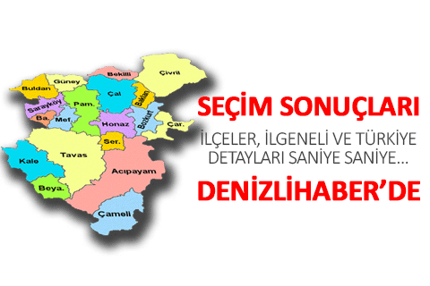 Seçim 2015 sonuçları Denizlihaber’de