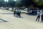 Elektrik direğini devirdi