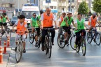 Sağlıklı yaşam için pedal çevirdiler
