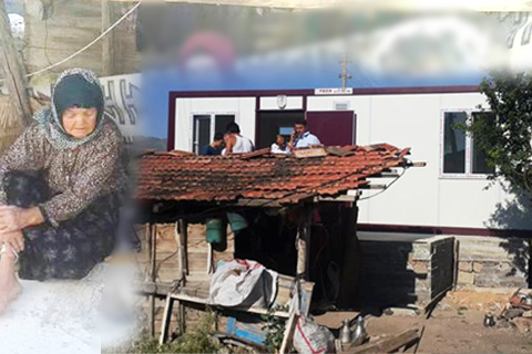 Acıpayam Belediyesi’nden Ayşe Nine’ye ev