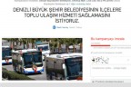 Denizlililerden toplu taşımaya ilişkin imza kampanyası