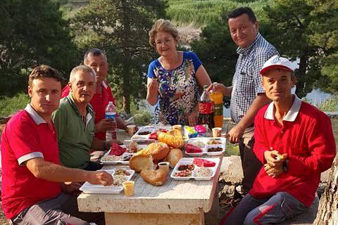 Bozkurt Belediye personeli piknikte