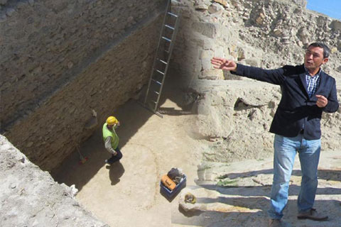 Tripolis’te 1900 yıllık tahıl ambarları gün yüzüne çıktı