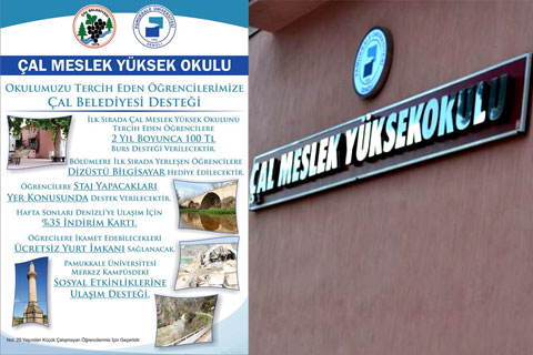 Çal Belediyesi’nden üniversite öğrencilerine promosyon