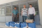 Çolakoğlu’ndan Buldan’a kolilerle kitap bağışı