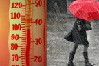 Yakıcı sıcaklarından ardından yağmur