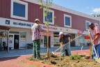 Honaz’da 1.300 fidan toprakla buluştu.