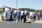 Kaklık’taki kazada 5 kişi yaralandı