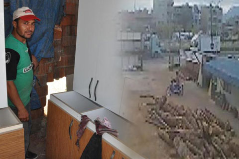 Güvenlik kamerasına rağmen motosikleti çaldı