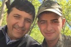 Çivrilli şehidin babasıyla selfiesi