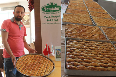 Davaz baklavasını Denizli’ye sevdirdi