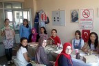 Tavas’ta ahşap boyama kursu açıldı