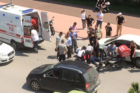 İncilipınar ve Lise caddelerinde trafik kazaları