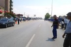Ankara karayolu trafiğe kapatıldı