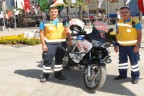 Ambulans motosiklet her yerde