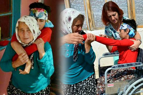 34 SENEDİR ANNE SIRTINDAYDI