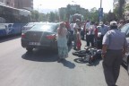 Devlet Hastanesi önünde kaza