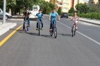Merkezefendi bisikletlendirdi onlar pedal çeviriyor