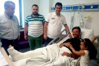 DENİB BAŞKANI KOCASERT KAZA GEÇİRDİ