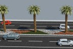 Beyaz cennetin yolu palmiyeler ile donatılacak