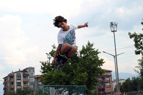 Skate Park gençlerin gözdesi oldu