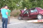 Çal’da korkunç kaza: 3 ölü 5 yaralı