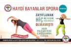Acıpayamlı 600 kadın spor yapıyor