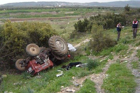Acıpayam’da traktör kazası: 1 ölü