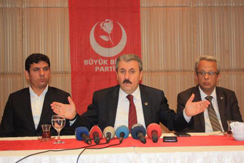 BBP LİDERİ DESTİCİ: AKP VE SP’NİN İTTİFAK GÖRÜŞMELERİ SÜRÜYOR