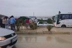 Duacılı’da yol kapandı