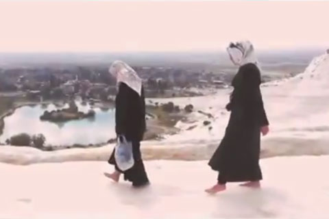 Pamukkale dünya televizyonlarında