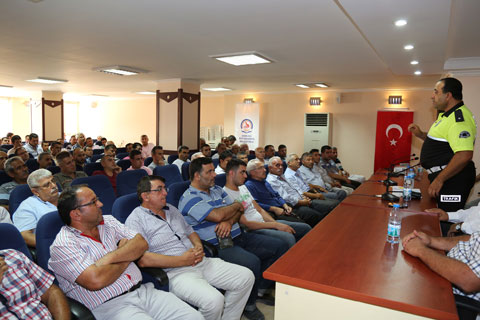 Minibüs şoförlerine eğitim