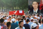 BİNLER ŞEHİDİNİ SON YOLCULUĞUNA UĞURLADI
