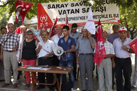 “ Saray savaşı değil vatan savaşı”