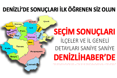 Erken seçim 2015 sonuçları Denizlihaber’de