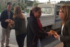 Karaca, sabahın ilk ışıklarında işçilerle buluştu