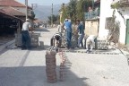 Acıpayam’da yol çalışması