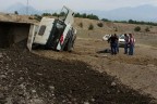 Acıpayam’da kamyon kazası