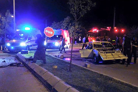 Bahçelievler’de kaza: 1 ölü, 5 yaralı