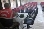 Çamelili servis şoförleri eğitimde