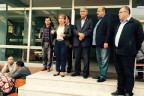 Evciler ve Dazkırı başkanları Karaca’ya destek verdi
