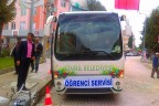 Çivril’de öğrencilere ücretsiz servis