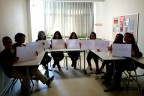 Doğa öğrencileri konferansa hazırlanıyor