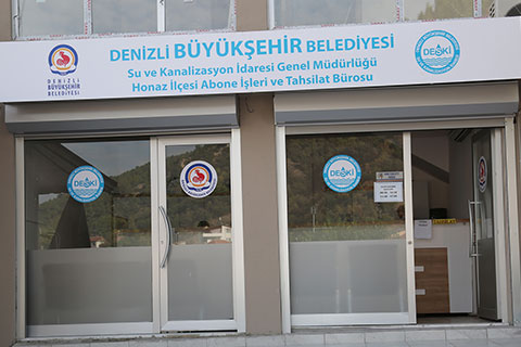 DESKİ, Honaz tahsilat bürosunu yeniledi