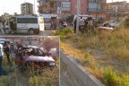 Minibüs ile otomobil çarpıştı: 2 yaralı